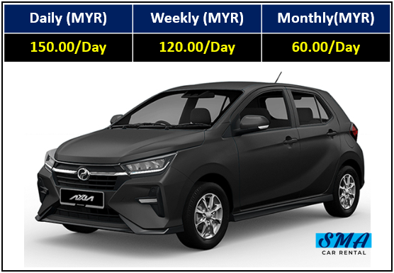 axia baru kereta sewa kuantan